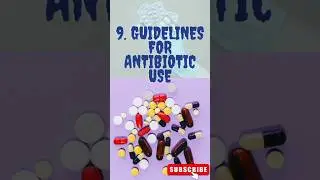 Guidelines for Antibiotic use #shortsfeed #shorts #antibiotics #guidelines #health