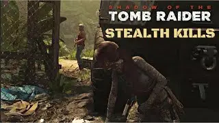10 Good minutes of stealth kills - Shadow of the Tomb Raider | Path of the living | HD Gameplay (PC)