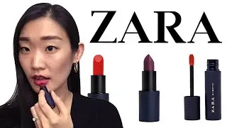 NEW ZARA BEAUTY!! LIPSTICK FIRST IMPRESSIONS AND REVIEW