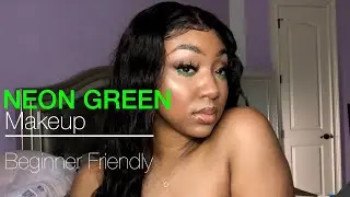 Tailormade Jane Inspired Look | Neon GREEN Undereye | Easy Makeup