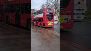 E400H ExFirst & TT DNH39120 RATP ADH45067 SN12ASV on Route 414 Stops Reversing at Marble Arch Stand