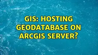 GIS: Hosting Geodatabase on ArcGIS Server?
