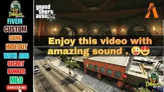 Fivem custom Gang hideout mlo with add secret bunker  Fivem gang villa  gang interior gta 5 mansion