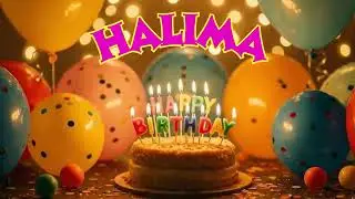 Halima Happy Birthday Song | Happy Birthday To You Halima Song