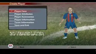 The FIFA 2005 Menu 20 Years Later