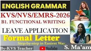 #KVS #NVS #EMRS 2026/PGT TGT PRT Teaching Post/ Writing Ability/Most Expected Topics for all Aspiran