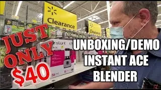 CLERANCE @ WALMART $40 INSTANT ACE COOKING/BEVERAGE BLENDER UNBOXING/DEMO