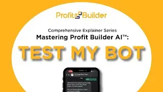 Profit Builder AI&trade; Testing Your Bot | No-Cost Simulation and Fine-Tuning