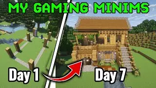 Minecraft Starter House: From Dirt to Dream (Day 1–7 Build Challenge)