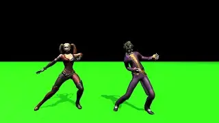 Joker and Harley Quinn Dancing to 'Shut Up and Dance' Music (Unity Animation)