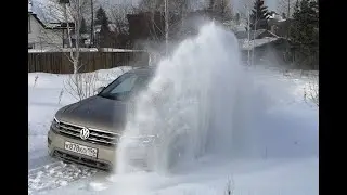 Что лучше в снегу? Мощь или низкий вес? Тигуан, Туарег, Прадо, Дастер, Шеви-Нивы off-road.