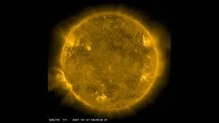 Solar filament eruption - July 20, 2021