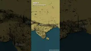 Population density in India