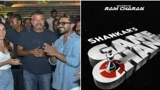 Ramcharan Rc15 game changer movie poster look || Ram Charan game changer video | ramcharan new movie