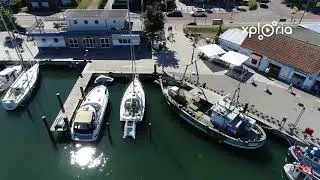 Hafen Niendorf, Baltic Germany 2018.07 aerial video