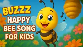 Buzz Buzz! The Happy Bee Song for Kids 🐝🎵 #babysongs