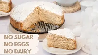 How to make Sugar Free Vanilla Cake | NO SUGAR, NO EGGS, NO DAIRY | Vegan Friendly