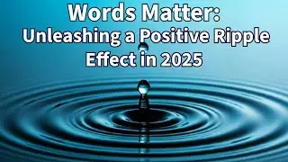 Words Matter Unleashing a Positive Ripple Effect in 2025 #ellensmile #inspirational #motivational