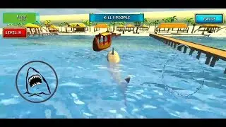 Shark Simulator Beach Killer #2 - Android/iOS Gameplay