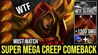 OMG Battlefury LC Super 1Hour Mega Creeps Comeback +1300 Damage 3Hits K.O | EPIC Hard Carry DotA 2