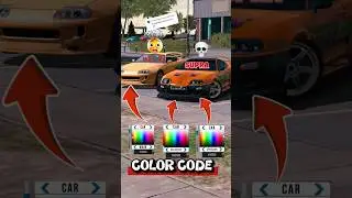 Best Color code, Supra mk4 ☠️ in Car Parking Multiplayer #carparkingmultyplayer #supra