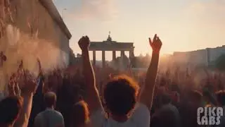 Beyond the Wall: A Berlin Diary (text to video AI)
