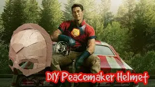 Make Peacemaker Helmet from Cardboard(DIY TUTORIAL WITH TEMPLATES)