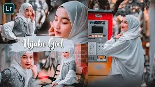How To Edit Hijabi Portrait Photos in Lightroom Mobile - Lightroom Hijabi Smiling Presets