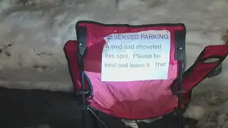 DC residents getting creative with parking spots after storm
