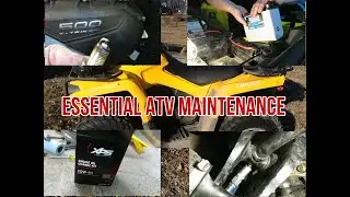 Can Am Outlander: Atv Maintenance & Service | Oil & Filter, Battery Replacement, Spark Plugs