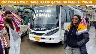 Srinagar To Jammu In New JKRTC Bus Journey | Crossing Newly Inaugurated 