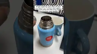 How cute bottle #trending #streetfood #shortvideos #viral #milton #tea #chai #ytshorts #lucknow #up