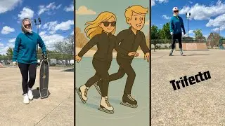 Surf Skating, Rollerblading & Ice Skating: attempting to master the Trifecta
