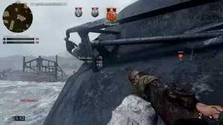 Call of Duty&reg;: WWII - Sniper noscope, no scope on sniper, longest noscope ever. HEADSHOT!