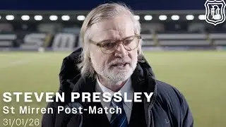 Steven Pressley | St Mirren Post-Match Interview | Now Available on DeeTV 📺