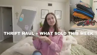 Reseller Thrift Haul + What Sold This Week for Profit!