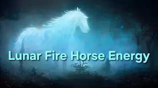 1 Hour Lunar Fire Horse Ambient 🌙✨ | Mystical Moon Energy for Ritual, Focus & Calm