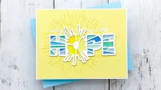 Stained Glass Technique with December My Monthly Hero Kit