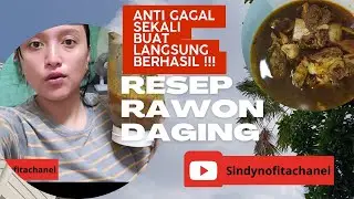 RESEP RAWON DAGING ANTI GAGAL PERTAMA KALI MASAK LANGSUNG JADI  #sindynofita #cooking #viralvideo 