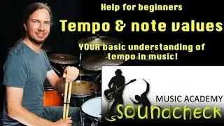Tempo and Note values on the drumset: Learn to control your speed through these two dimensions!