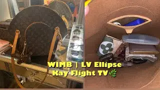 WHATS IN MY DREAM BAG | LOUIS VUITTON ELLIPSE GM | Kay Flight TV🌿