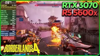 Borderlands 4 RTX 3070 Performance All Settings