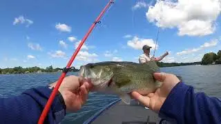 Bass Fishing White Lake Highland MI with Eric Kennedy