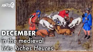 What did December look like in the Middle Ages? Boar Hunting, and Castles in the Tr&egrave;s Riches Heures
