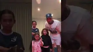 Chris brown celebrating his Grammy win with his kids &hearts;️ #chrisbrown #shorts