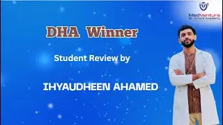 Ihyaudheen Ahamed Cracked DHA Learn his way of Study procedure.