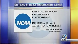 No Fans at NCAA Tournament Games and NBA Suspends Season