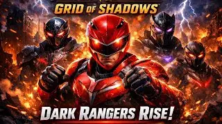Power Rangers: Grid of Shadows ⚡ Dark Rangers Rise | Full Cinematic clips