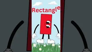 shapes song for kids | Rectangle | Shapes #shorts #shapesong #trending