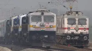 Recently LHBfied NARKHER KACHEGUDA Exp | 1st LHB Run of Kacheguda Nagarsol Exp | Train Videos | I R